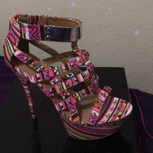 Multicolor stilettos
